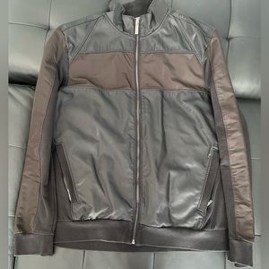 Black Calvin Klein Bomber Jacket slim fit